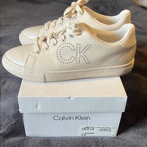 Calvin Klein Light Beige Casual Sneakers